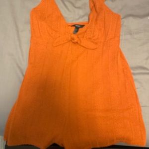Orange romper